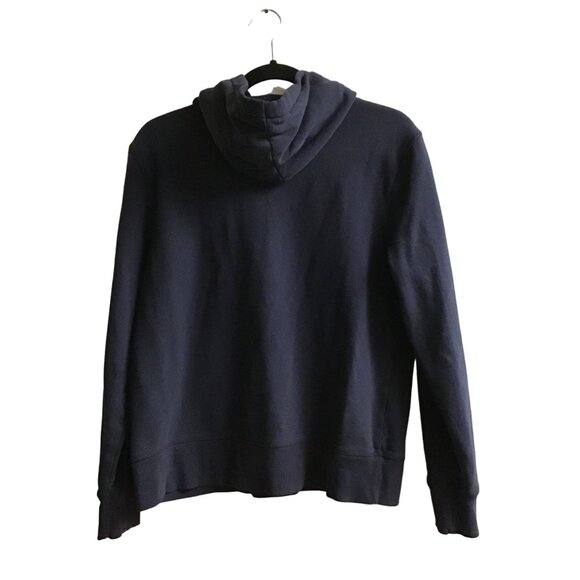 AMAZON ESSENTIALS- WOMENS NAVY PULLOVER HOODIE KANGAROO POCKET SIZE MEDIUM - Picture 2 of 6